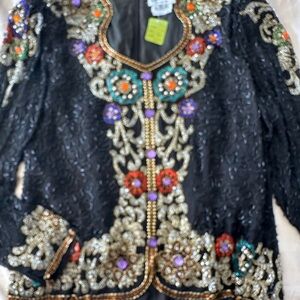 Vintage beaded blouse by Bernadette